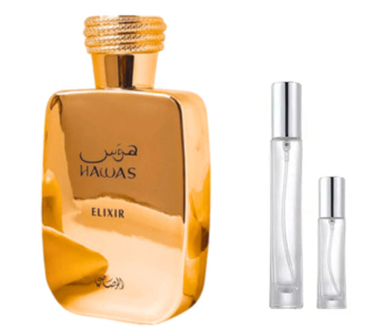 Decant Hawas Elixir Rasasi